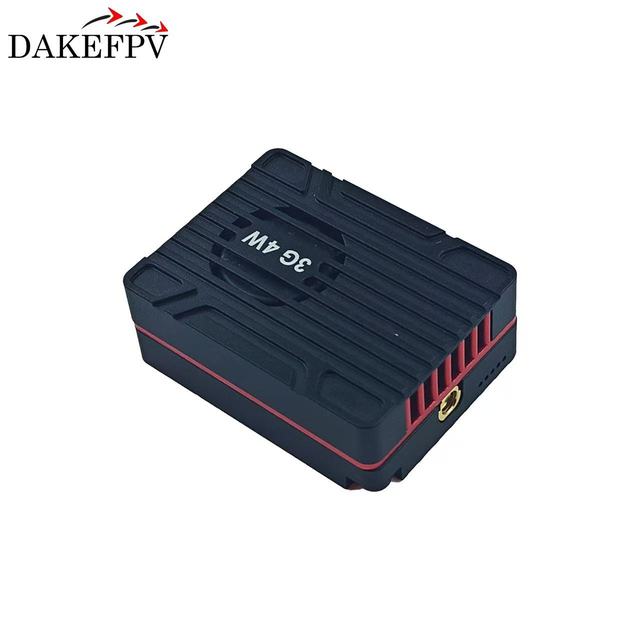 DAKEFPV HD Analog Video Transmitter 3.3G 4W High-power VTX, Boasting HD FPV Image Quality, Smooth Transmission and Low Latency