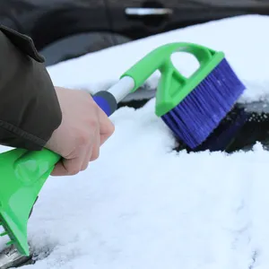 热卖定制彩色Eva手柄除雪器汽车刷刮冰器汽车雪刷