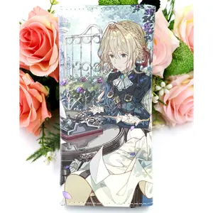 กระเป๋าสตางค์ยาวลายการ์ตูนอะนิเมะไวโอเล็ต เอเวอร์การ์เดน สำหรับผู้หญิงและผู้ชาย - Product Image 4