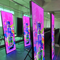 4k ad alta risoluzione SMD P3/P2.5 RGB indoor dot matrix led poster pubblicità macchina di controllo wifi led poster display tv