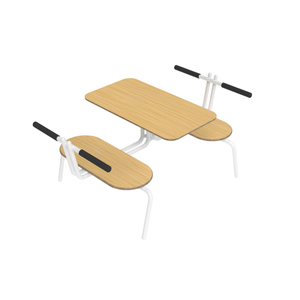 Vente de gros Table à manger et chaises en bois <span class=keywords><strong>Compagnie</strong></span> scolaire Table et chaises pour restaurant commercial pour quatre personnes - Product Image 5