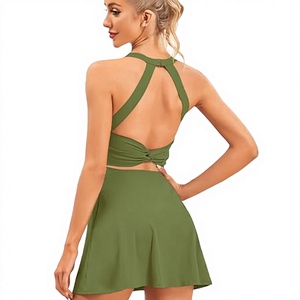 Shorts Deportivos Estampados con Espalda Descubierta y Tirantes para Mujer - Transpirables, Cintura Elástica, Ajustados, de Alta Elasticidad, para Fitness, Running y Yoga - Product Image 3