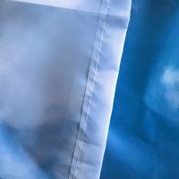Drapeau personnalisé en polyester magnétique, ignifuge, écologique, bannière suspendue avec bords magnétiques cachés, décoration ciel et nuages