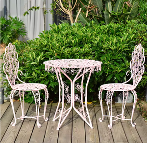 ชุดโต๊ะและเก้าอี้ระเบียงสไตล์ยุโรป, โต๊ะและเก้าอี้สไตล์มินิมอลทันสมัย, โต๊ะและเก้าอี้กลางแจ้งกันน้ำสำหรับสวน - Product Image 5