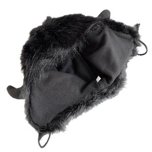 Unisex Halloween decoración divertida cabeza de <span class=keywords><strong>toro</strong></span> sombrero invierno cálido Mao Lei Feng sombrero grande negro <span class=keywords><strong>Toro</strong></span> demonio rey fiesta sombrero festivo - Product Image 2