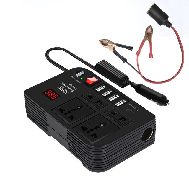 INPUT 12V 300W inverter DC TO AC OUTPUT 220V power converter appliance car charger power inverter
