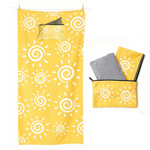 Inflatable <b>Pillow</b> Oversized Sand Free Quick Dry Towel With Carry <b>Case</b> for Beach Pool Travel - Product Image 1
