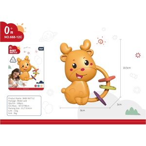 Mordedores individuales con forma de Animal de dibujos animados, adecuados <span class=keywords><strong>para</strong></span> mordedores de bebé, juguetes <span class=keywords><strong>para</strong></span> bebés, <span class=keywords><strong>masticador</strong></span> de dentición <span class=keywords><strong>para</strong></span> bebés - Product Image 4