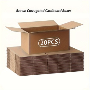 Scatola di cartone con logo personalizzato stampa di carta portaoggetti grandi contenitori che inviano cartone ondulato - Product Image 5