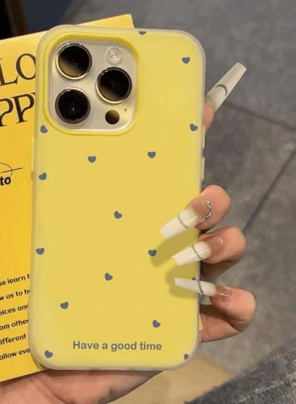 Yellow  2-in-1 Jelly Case - Large Holes