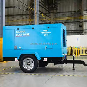 Compresseur d'<span class=keywords><strong>air</strong></span> à vis diesel portable Kaishan LGCY-11/18T 11m³/min 18bar pour forage DTH et équipement minier - Product Image 3