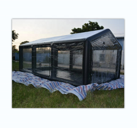 Nouvelle conception de carport gonflable, tente de garage gonflable pour exposition automobile