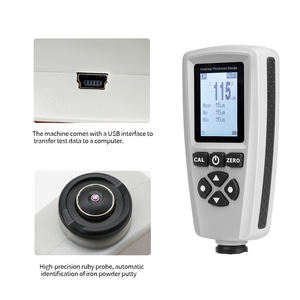 Medidor portátil de doble pantalla para pintura de coche, medidor de espesor de recubrimiento, herramienta de diagnóstico para prueba de película de pintura de coche - Product Image 5