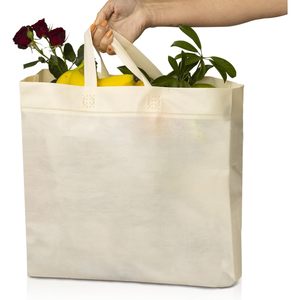 Sacs d'épicerie réutilisables Simply Cool, lot de 200, grands sacs de courses pliables et écologiques - Product Image 2