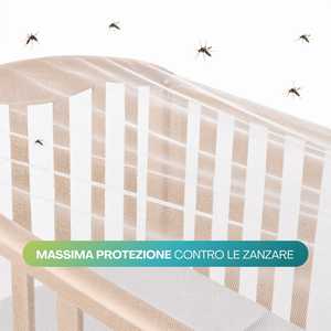 Moustiquaire pour lit bébé 160x89x78 cm, protection universelle élastique anti-moustiques - Product Image 5