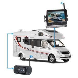 Moniteur <span class=keywords><strong>de</strong></span> voiture <span class=keywords><strong>sans</strong></span> <span class=keywords><strong>fil</strong></span> 12V-24V 5 pouces, <span class=keywords><strong>caméra</strong></span> <span class=keywords><strong>de</strong></span> <span class=keywords><strong>recul</strong></span> étanche pour camions, bus, camping-cars, remorques, excavateurs, WiFi 2.4G - Product Image 3