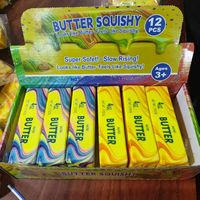 Jouet Squishy en PU Durable à Rebond Lent, Artisanat de Peinture à l'Huile Exquis, Jouet Anti-Stress à Haute Résilience
