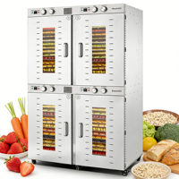 88 Lagen 425L Grote Capaciteit Fruitdroogmachine Commercieel 304 RVS Gaas Voedseldehydrator 7400W voor Industrieel Gebruik