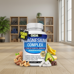 ओम मैग्नीशियम ग्लाइकेनेट पूरक 8 फार्म हड्डी स्वास्थ्य और मांसपेशियों की वसूली ऊर्जा के लिए कैप्सूल उच्च अवशोषण - Product Image 2