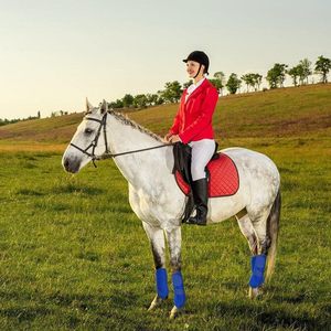 Horse Leg Bandages 200*12cm Polar Fleece Calves Protection Equestrian Supplies - Product Image 2