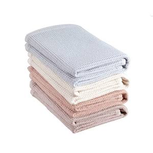 Serviettes de cuisine solides tissées 100% coton avec motif d'emballage en tissu de couleur de conception de logo personnalisable Fabriqué en Inde torchon français - Product Image 1