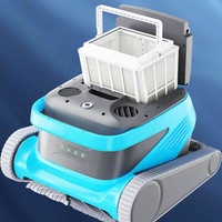 Controlador remoto Limpiador rápido Robot Piscina Máquina de limpieza automática