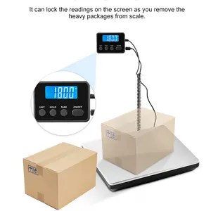 Shipping Good Quality 200kg Stainless Steel Postage Warehouse Industrial Packages Postal Weighing Shipping Scale Digital Luggage Scale