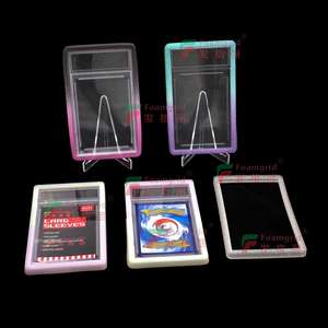 Mix Color 2 3 4 Color Glitter TPU Card Protector Bumper Guard Cover Case para PSA BGS SGC 35PT Trading Card Slab Protection - Product Image 2