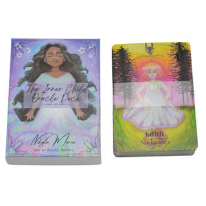 Oracle Tarot Deck Gypsy Fairy Card Custom Silver Foil Oracle Gold Gilt Edges Paper Tarot Oracle Deck - Product Image 3