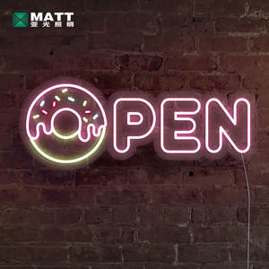 2023 Matt Factory <span class=keywords><strong>Donuts</strong></span> Led <span class=keywords><strong>Sign</strong></span> per la decorazione della parete luci al Neon per la decorazione della camera da letto e del partito - Product Image 3