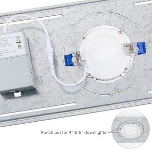 Xây Dựng Mới 6 Inch Nồi Ánh Sáng Gắn Tấm Chân Đế Mỏng Bảng Điều Chỉnh Sắt Tấm Chân Đế Từ BBT - Product Image 1