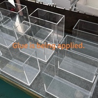 Boîte de présentation en acrylique transparente personnalisée, anti-poussière, haute transparence, pour boîte d'entraînement Elite (ETB) avec couvercle