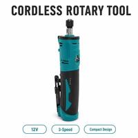 Meuleuse droite sans fil rechargeable 12V de type I, compacte et portative, pour la gravure, le polissage et la découpe