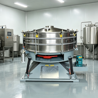 Tamis oscillant circulaire anti-explosion QINNY avec moteur pour le traitement des aliments, le tamisage de résines chimiques, en acier inoxydable, haute efficacité
