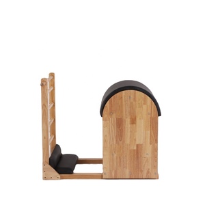 Reformeur de Pilates en bois portable pour usage commercial et domestique avec correcteur de posture, échelle et barre pour le fitness corporel, pour utilisation en studio de Pilates - Product Image 6
