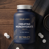 Créatine Monohydrate Micronisée Ultra Comprimés Supplément avec Électrolytes 180 Comprimés 180g Fournisseur OEM ODM Marque Privée