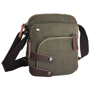 Mini Portafoglio da Viaggio in Tela per <span class=keywords><strong>Uomo</strong></span>, Borsa a Tracolla alla Moda, Piccola Borsa Portafoglio Portatile da <span class=keywords><strong>Uomo</strong></span> - Product Image 5