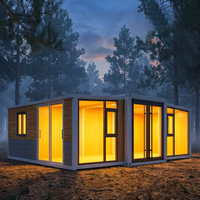 Contenedor Prefabricado Moderno de Estilo Contemporáneo, Bien Ventilado, Impermeable y Resistente a la Humedad, para Vivienda