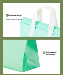 Sac isotherme à prix réduit, sac thermique avec logo personnalisé, poignée en aluminium épais, sac isotherme non tissé - Product Image 6