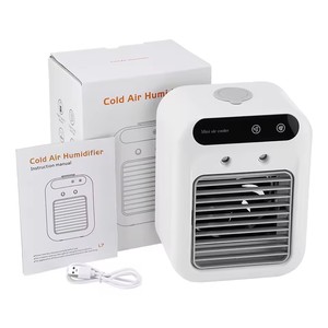 Batería <span class=keywords><strong>de</strong></span> alta capacidad Decibelios ultraligeros Silencioso Mini ventilador <span class=keywords><strong>de</strong></span> <span class=keywords><strong>aire</strong></span> acondicionado personal <span class=keywords><strong>Aire</strong></span> acondicionado portátil con modo <span class=keywords><strong>de</strong></span> dos velocidades - Product Image 1