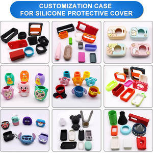 Nhà Sản Xuất Tùy Chỉnh Chống Sốc <span class=keywords><strong>Silicone</strong></span> Trẻ Em Máy Ảnh Trường Hợp Bìa Phụ Kiện Sản Phẩm Điện Tử Silicon Bảo Vệ Trường Hợp - Product Image 3