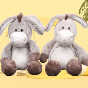Superzachte ezel knuffels groothandel kinder slaapdolls promotiegeschenken knuffel pluche boerderijdieren ezel speelgoed - Product Image 1