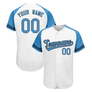 Maillots de baseball de qualité supérieure, design entièrement brodé - Product Image 1