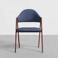 NOVA Nouveau Style Meubles De Salle À Manger Chaises De Salle À Manger Moderne De Luxe Bleu Nordique Boucle Salle À Manger Chaise Scandinave