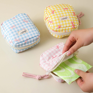 Wholesale Sanitary Napkin Storage Bags Menstrual Cup Pouches <b>Nursing</b> <b>Pad</b> and Tampon Portable Period Kit Bag Cosmetics Lipstick - Product Image 1
