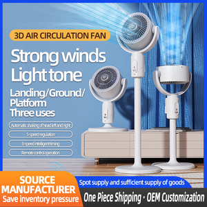 Ventilador de Circulación de Aire Recargable por USB con Control <span class=keywords><strong>Remoto</strong></span>, de Pie, para Uso Doméstico - Product Image 4