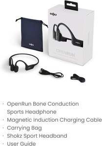 Auriculares de Conducción Ósea SHOKZ OpenRun con Controlador Dinámico, Diseño Abierto para Deportes, Cancelación Activa de Ruido - Product Image 6