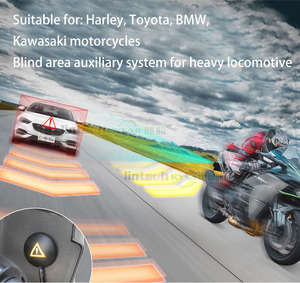 Hệ thống cảnh báo phát hiện điểm mù 77GHz Moto BSM hỗ trợ chuyển làn xe máy ô tô <span class=keywords><strong>radar</strong></span> BSD - Product Image 2