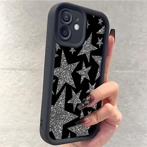 เคสฝาครอบโทรศัพท์มือถือ TPU กันกระแทกสไตล์เลนส์รูปดาวสีเงินแวววาวสำหรับ Samsung Galaxy A07 A17 A56 S26อัลตร้า - Product Image 1