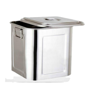 Barril cuadrado de acero inoxidable para sopa, aislamiento de alimentos, alta calidad - Product Image 2